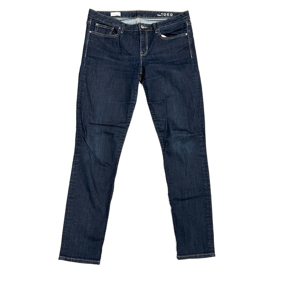Gap 1969 Always Skinny Super Dark Wash Jeans - Picture 1 of 5